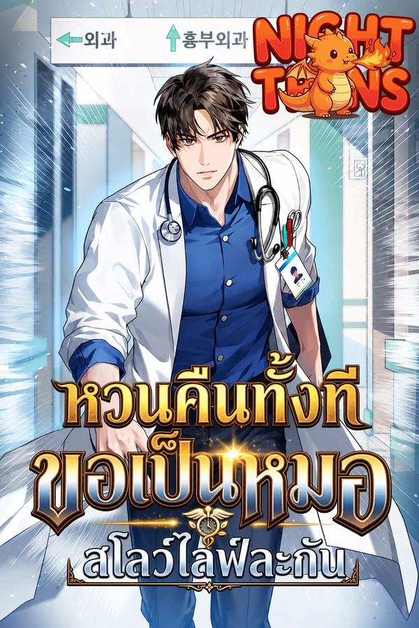 ปก The Regressed Doctor Wants to Live Quietly หวนคืนทั้งที ขอเป็นหมอสโลว์ไลฟ์ละกัน